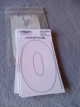 3scwpo Hardline Lot Of 10 3 Inch Self Adhesive Boat Sticker