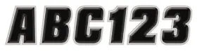 Blksi500 Hardline Products Snowmobile Id Kit - Black/silver