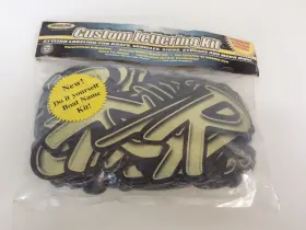Gospk610 Hardline Gold Black Custom Lettering Boat Name Kit Vehicles Sparkle Decals Nos