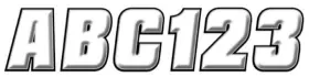 Whblk500 Hardline Snowmobile Id Kit - White/black