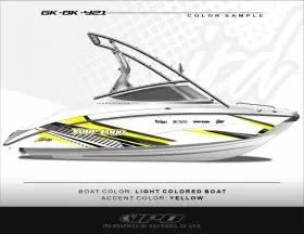 Gk-bk-y21 Ipd Graphics Boat Graphic Kit For Yamaha 212x 212ss Sx210 And Ar210 Bk Design