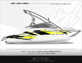 Gk-gh-y21 Ipd Graphics Boat Graphic Kit For Yamaha 212x 212ss Sx210 And Ar210 Gh Design
