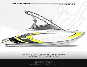 Gk-js-y21 Ipd Graphics Boat Graphic Kit For Yamaha 212x 212ss Sx210 And Ar210 Js Design