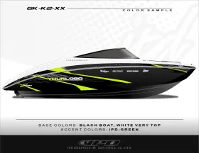 Gk-k2-xx Ipd Graphics K2 Design Boat Kit All Makes Models And Years