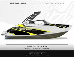 Gk-k2-y22 Ipd Graphics Boat Graphic Kit For Yamaha 22ft Series Models K2 Design