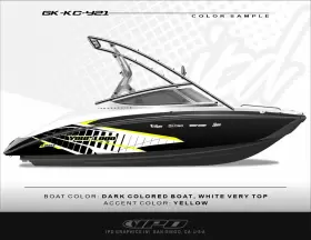 Gk-kc-y21 Ipd Graphics Boat Graphic Kit For Yamaha 212x 212ss Sx210 And Ar210 Kc Design