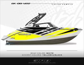 Gk-ob-y22 Ipd Graphics Boat Graphic Kit For Yamaha 22ft Series Models Ob Design