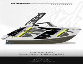 Gk-rm-y22 Ipd Graphics Boat Graphic Kit For Yamaha 22ft Series Models Rm Design