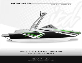Gk-sc4-175 Ipd Graphics Sc4 Design Graphic Kit For Bayliner 175 Models 1997-2018