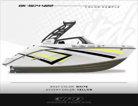 Gk-sc4-y22 Ipd Graphics Boat Graphic Kit For Yamaha 22ft Series Models Sc4 Design