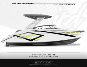 Gk-sc4-y25 Ipd Graphics Boat Graphic Kit For Yamaha Sx250 Ar250 252s 252se And 252sd Sc4 Design