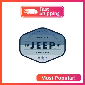 Dsc-jeep-quality01 Jeep Quality Products Sticker For Adventurous Souls Since 1941 Vinyl Decal 4