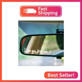 A160 Keiviwo Upgrade I Love You Drive Safe Mirror Stickers 3 Pcs Cute Car For Women