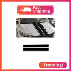 Ld00169 Lanzmyan Car Hood Decal Sticker Universal Auto Racing Body Stripe Vinyl Modified