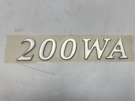 153001-01 Larson 200 Wa Model Raised Decal Silver 7 5/8 Inch X 1 1/2 Marine Boat
