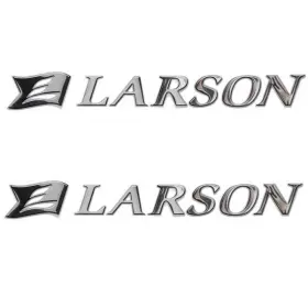 572923 Larson Boats 07 Sei 23 3/4 X 2 1/2 Mirror Finish Raised Foam Filled Boat Decals Pair
