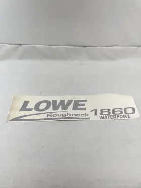 2254244 Lowe Boats 2017 Roughneck 1860 Waterfowl Black 30 1/4 Inch L X 6 1/8 H Decal Boat