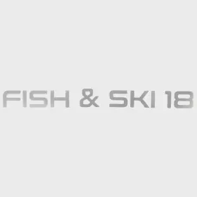 2368827 Lowe Boats Boat Model Decal Fish And Ski 18 Silver Vinyl Sticker