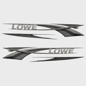 1119688 Lowe Boats Pn Boat Hull Graphic Decals 2017 Stryker / Skorpion Set Of 4