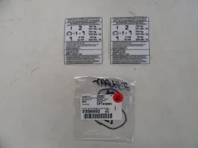 2356692 Lowe V1260 Canadian Compliance Notice Decal Pair 2 White And Black Boat