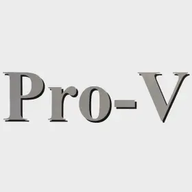 1986320 Lund Boat Brand Decal Pro-v Silver Metallic Sticker