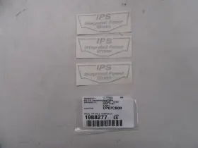 1988277 Lund Ips Integrated Power Strake Hull Decal Set Of 3 Champagne Boat