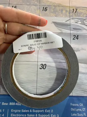 2198125 Lund Boats Pin Stripe Soild Grey 40ft - New