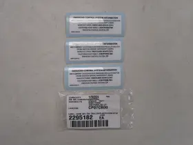 2295182 Lund Emissions Control Decal Set Of 3 4 Inch X 1 1/2 White And Black