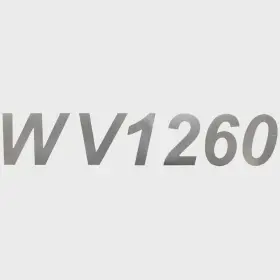 2336583 Lund Boat Brand Decal Wv1260 Metallic Gray Sticker