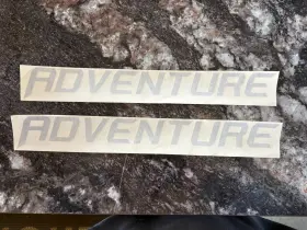 2339247 Lund Boats Inch Adventure Decal In Silver - New