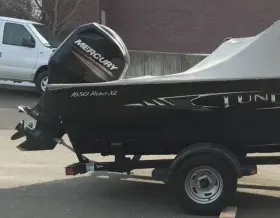 1986489 Lund Boats Oem Boat Inch 1650 Rebel Xl Decal Metallic Silver Sticker