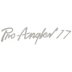 1988321 Lund Boats Boat Brand Decal Pro-angler 17 Silver 27 1/2 Inch