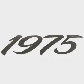 2280392 Lund Boats Boat Model Decal Sticker 1975 Metallic Graphite