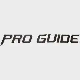 2339256 Lund Boats Boat Model Decal Pro Guide Dark Silver Sticker