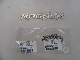 2338902 Lund Magnum Raised Decal 10 1/4 Inch X 2 Silver And Black Marine Boat