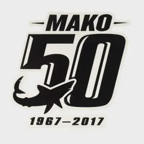 306014 Mako Boats Boat Brand Decal 50th Anniversary Sticker