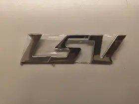 5992851 Malibu Lsv Metal Emblem Stainless