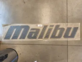 5992899-blk Malibu Emblem Logo - Black
