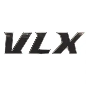 5992870.1 Malibu Boats Marine Boat Vlx Raised Decal Emblem Black 6 3/8 X 1 3/4 Inch -