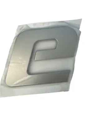 7502006-e Mastercraft Oem Decal Letter E Only Mc Satin Chrome