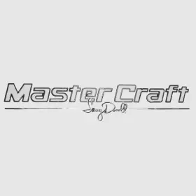 758061 Mastercraft Boats Boat Raised Foam Decal Sammy Duvall Gray/mirror/black