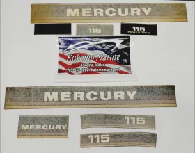 37-12832a87 Mercury 12832a87 Mercury-mercruiser Decal Set