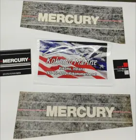 37-13239a88 Mercury 13239a88 Mercury-mercruiser Decal Set Black-25 Design I