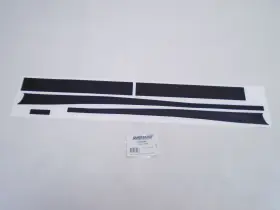 37-854700 Mercury Quicksilver Decal Strip Set Of 5 Black Marine Boat