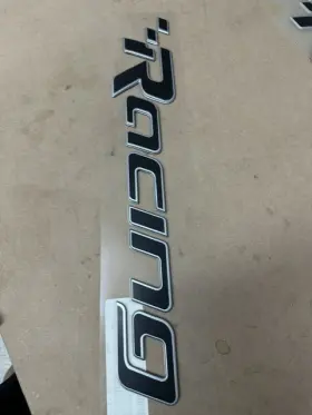 8m0092775 Mercury Racing Decal Oem Raised Lettering