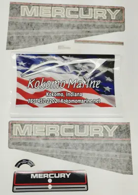 37-12836a94 Mercury 8m0098673 Mercury-mercruiser Decal Set Black- 9.9