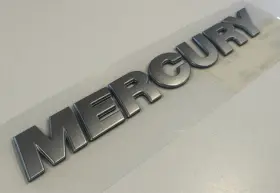 8m0107400 Mercury Oem Marine Raised Name Decal 8.79 Inch Nos