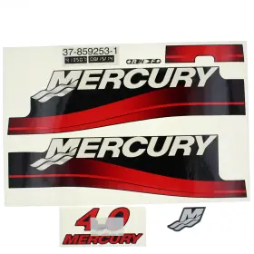 37-883592a06 Mercury Marine Marine/mercruiser New Oem Quicksilver 4-cycle Decal Set