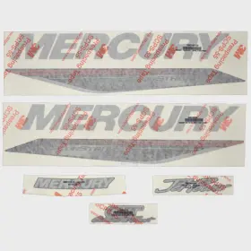 8m0156747 Mercury Marine Boat Decals Fourstroke Stickers Set Of 5