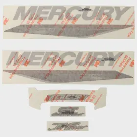 8m0156748 Mercury Marine Boat Decals Fourstroke Stickers Set Of 5